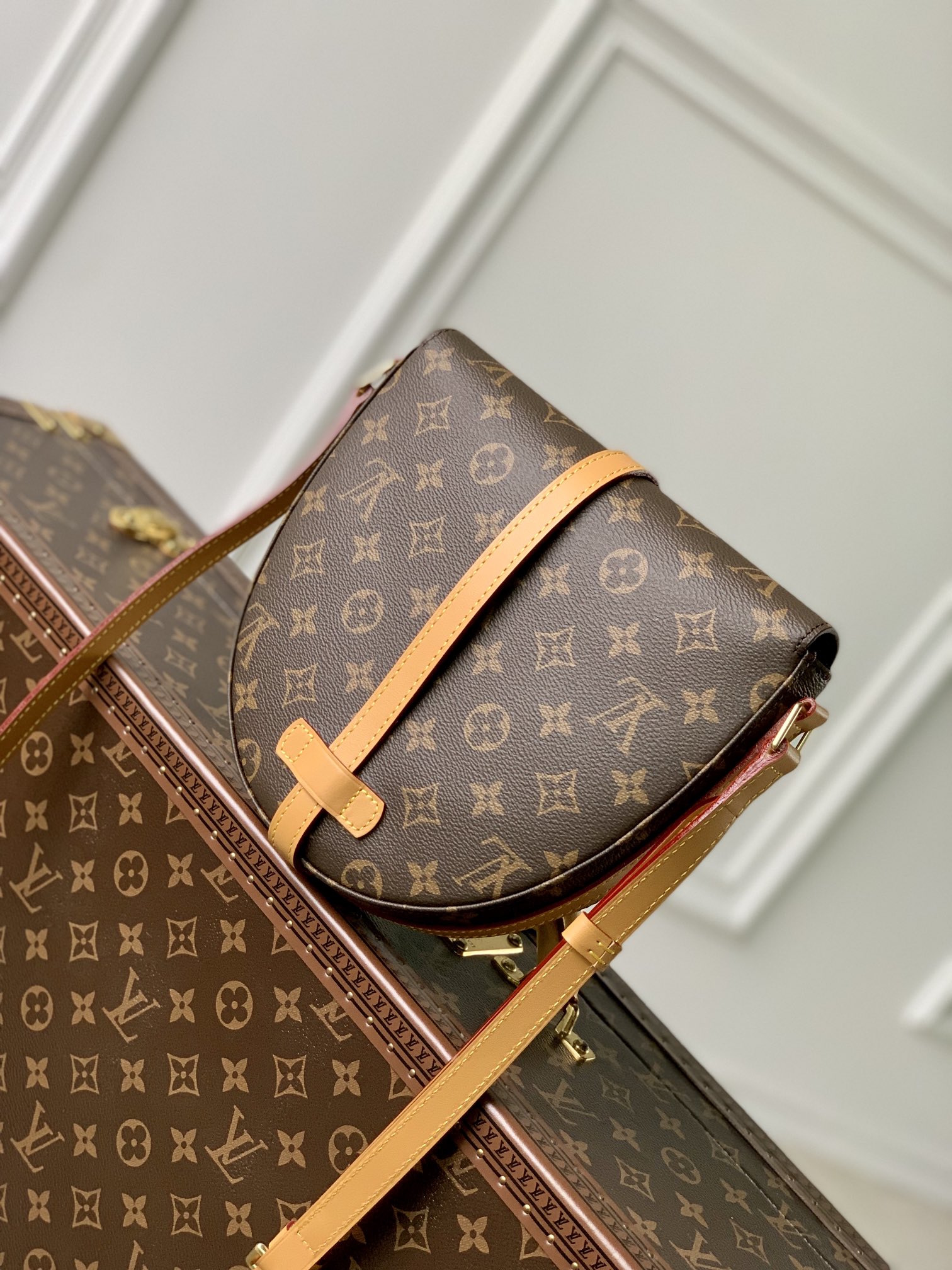 Louis Vuitton Vintage Saddle Bag-22*24*7CM