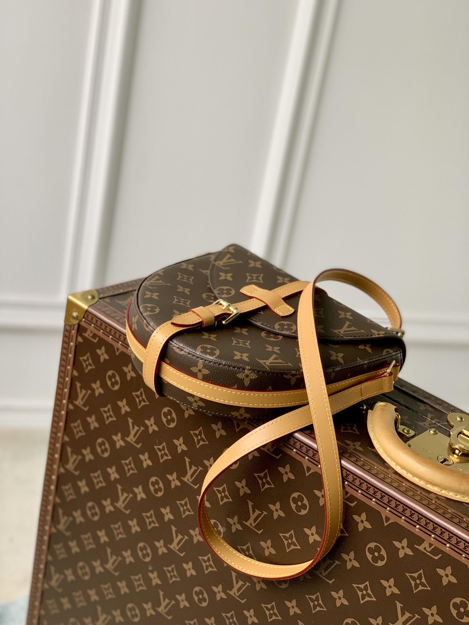 Louis Vuitton Vintage Saddle Bag-22*24*7CM