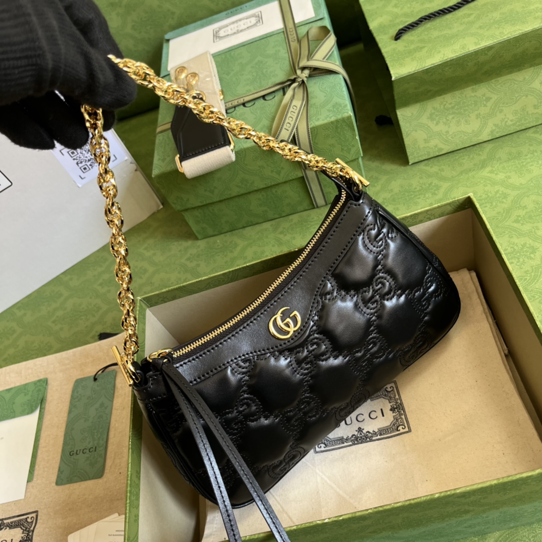Gucci GG Matelassé Handlebag-25*15*8CM