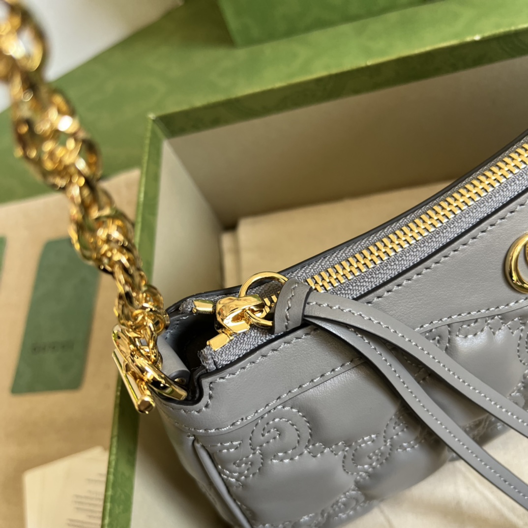 Gucci GG Matelassé Handlebag-25*15*8CM