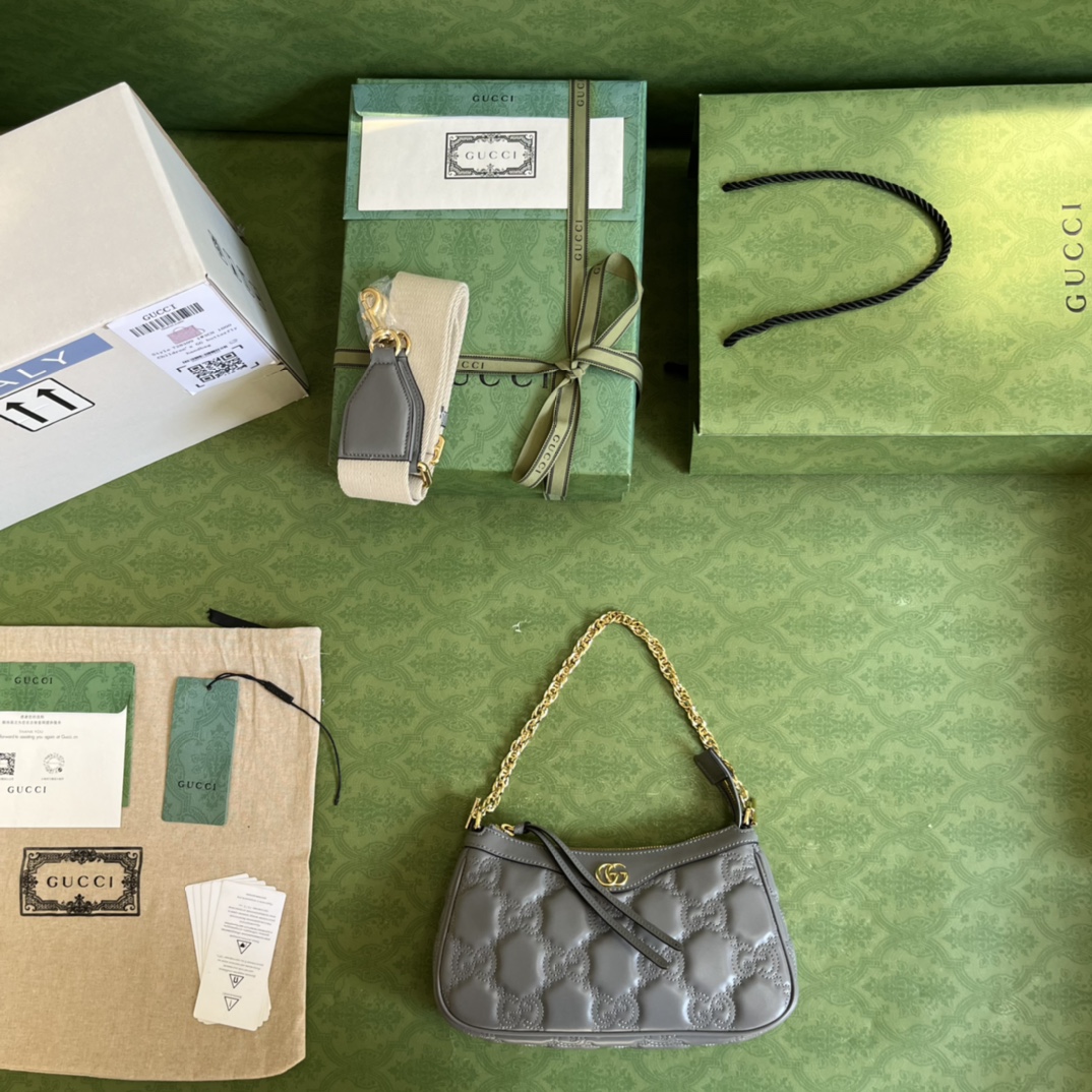 Gucci GG Matelassé Handlebag-25*15*8CM