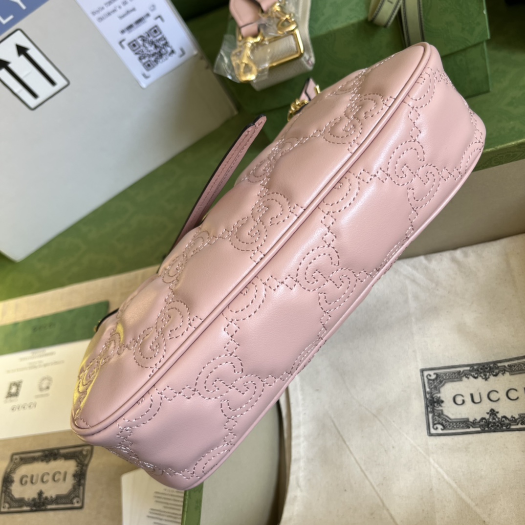 Gucci GG Matelassé Handlebag-25*15*8CM