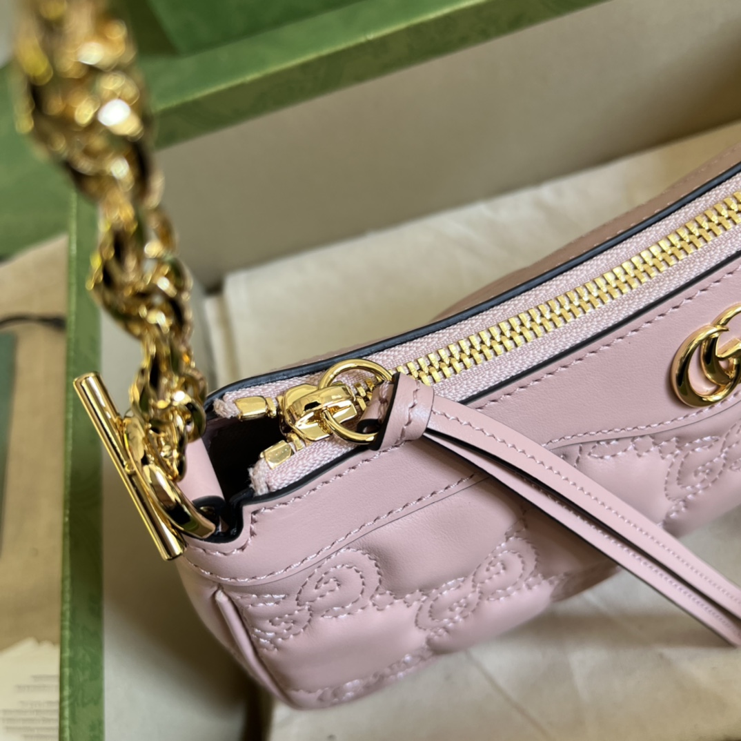Gucci GG Matelassé Handlebag-25*15*8CM