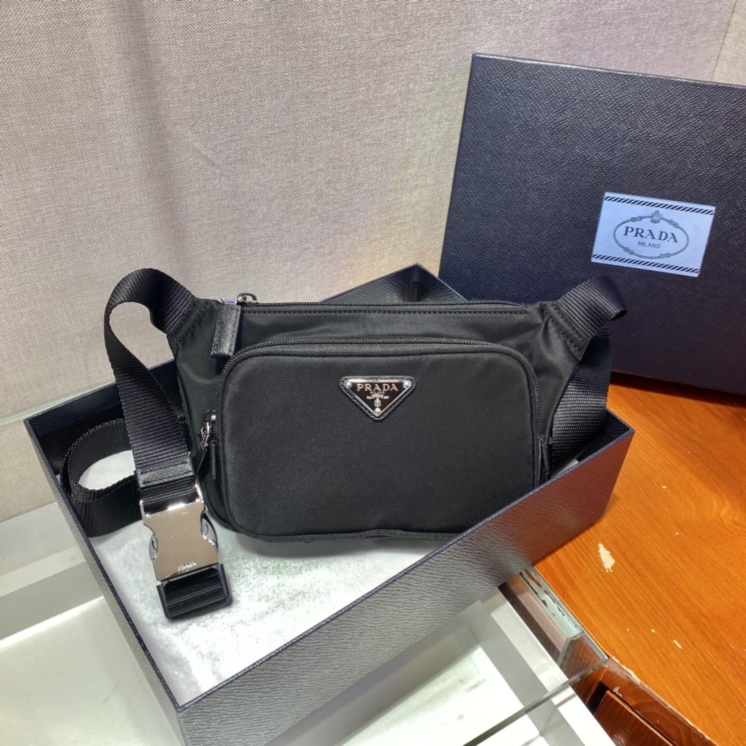 Prada 2VH128 Waist Bag -19*13*2.5CM Prada 2VH128 Waist Bag -19*13*2.5CM