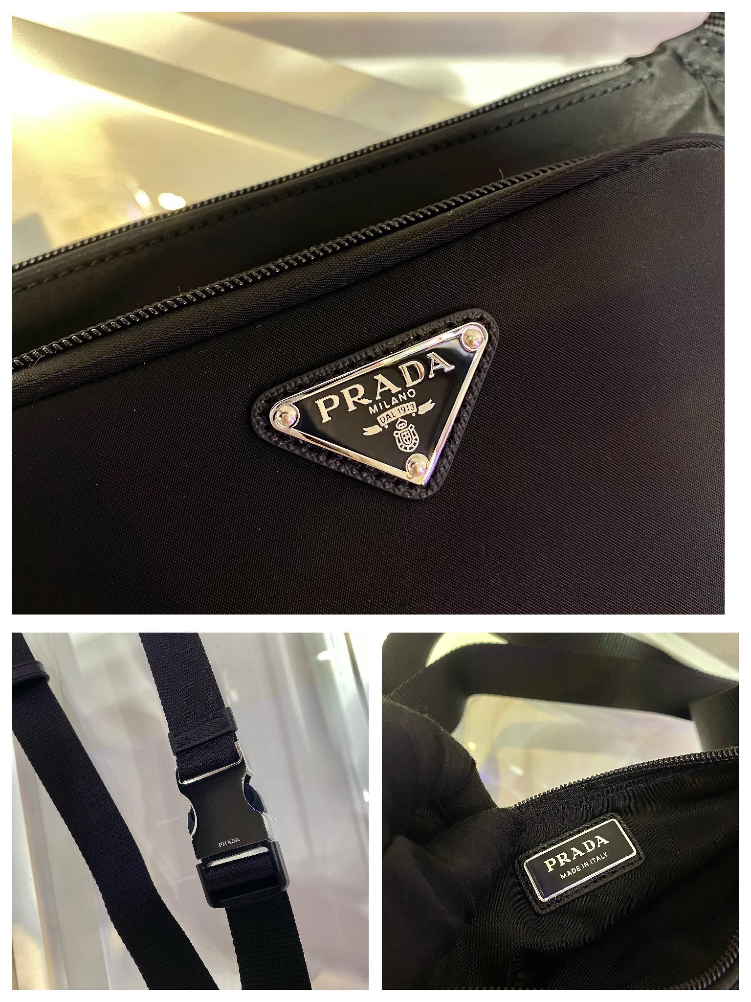 Prada 2VH128 Waist Bag -19*13*2.5CM Prada 2VH128 Waist Bag -19*13*2.5CM