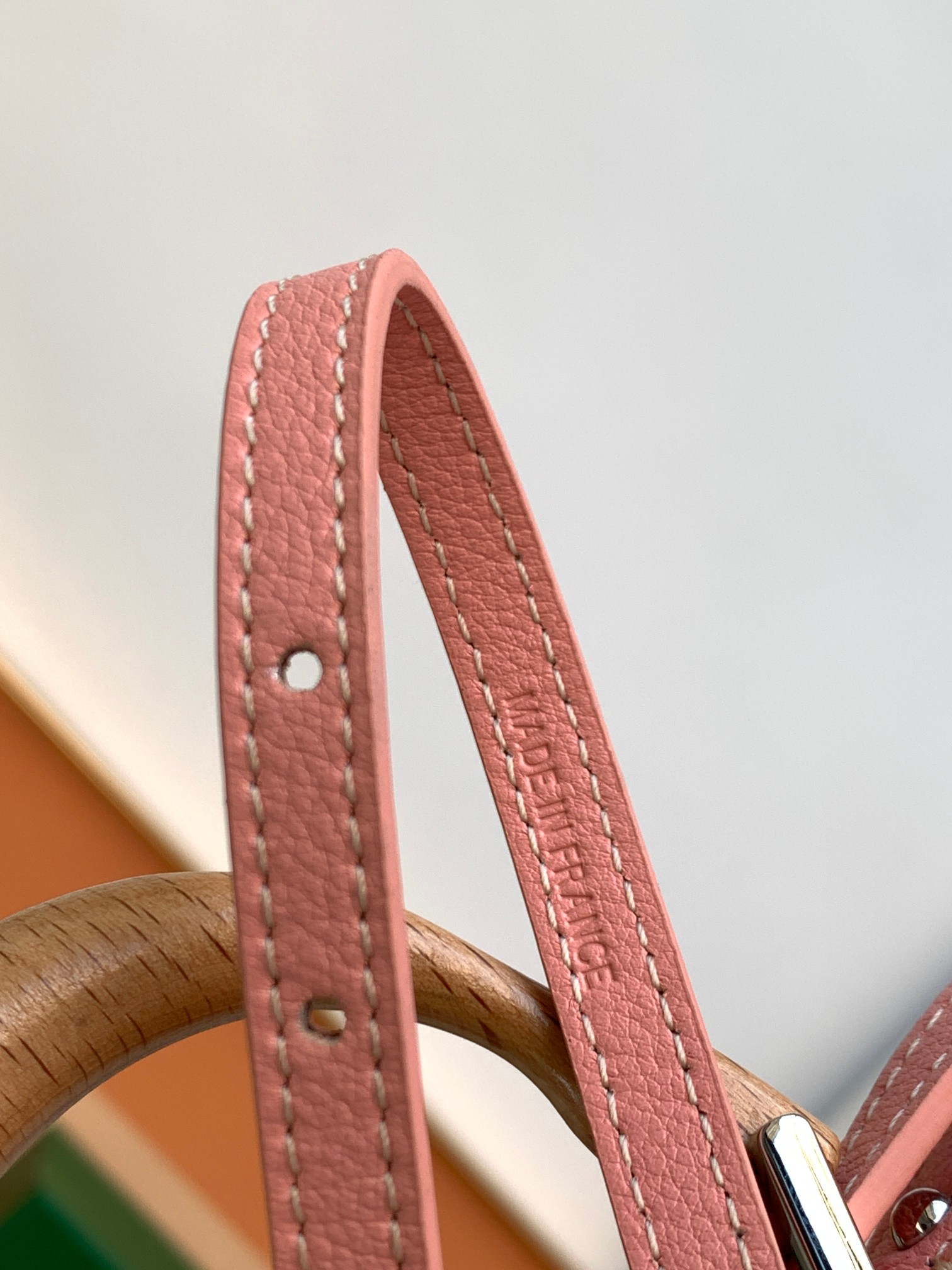 Goyard Coated Canvas and Leather Saigon Top Handle Bag-11.5x7x14.5CM