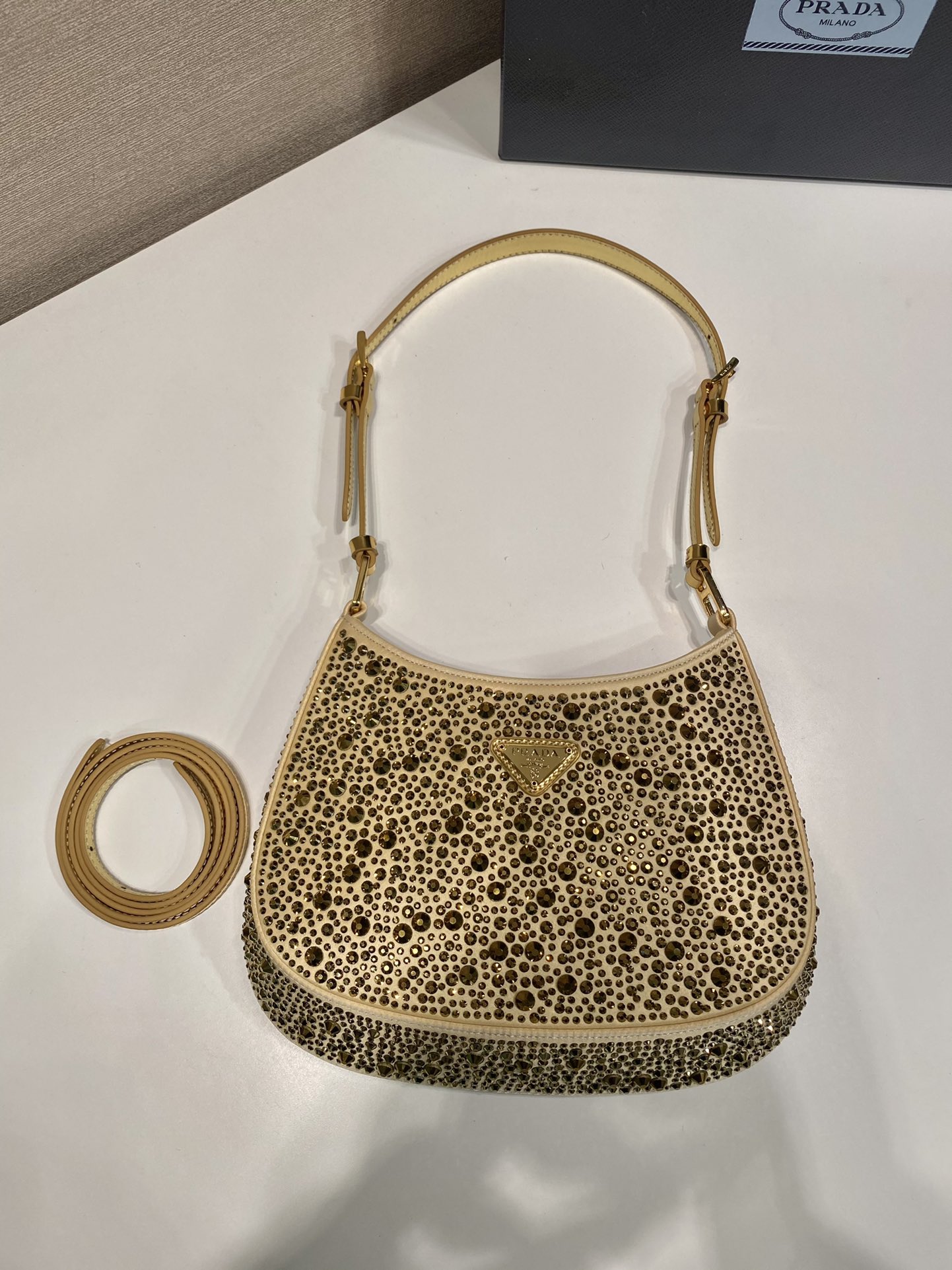 Prada Cleo 1BC169 Shoulder Bag-22*18.5*4.5CM Prada Cleo 1BC169 Shoulder Bag-22*18.5*4.5CM