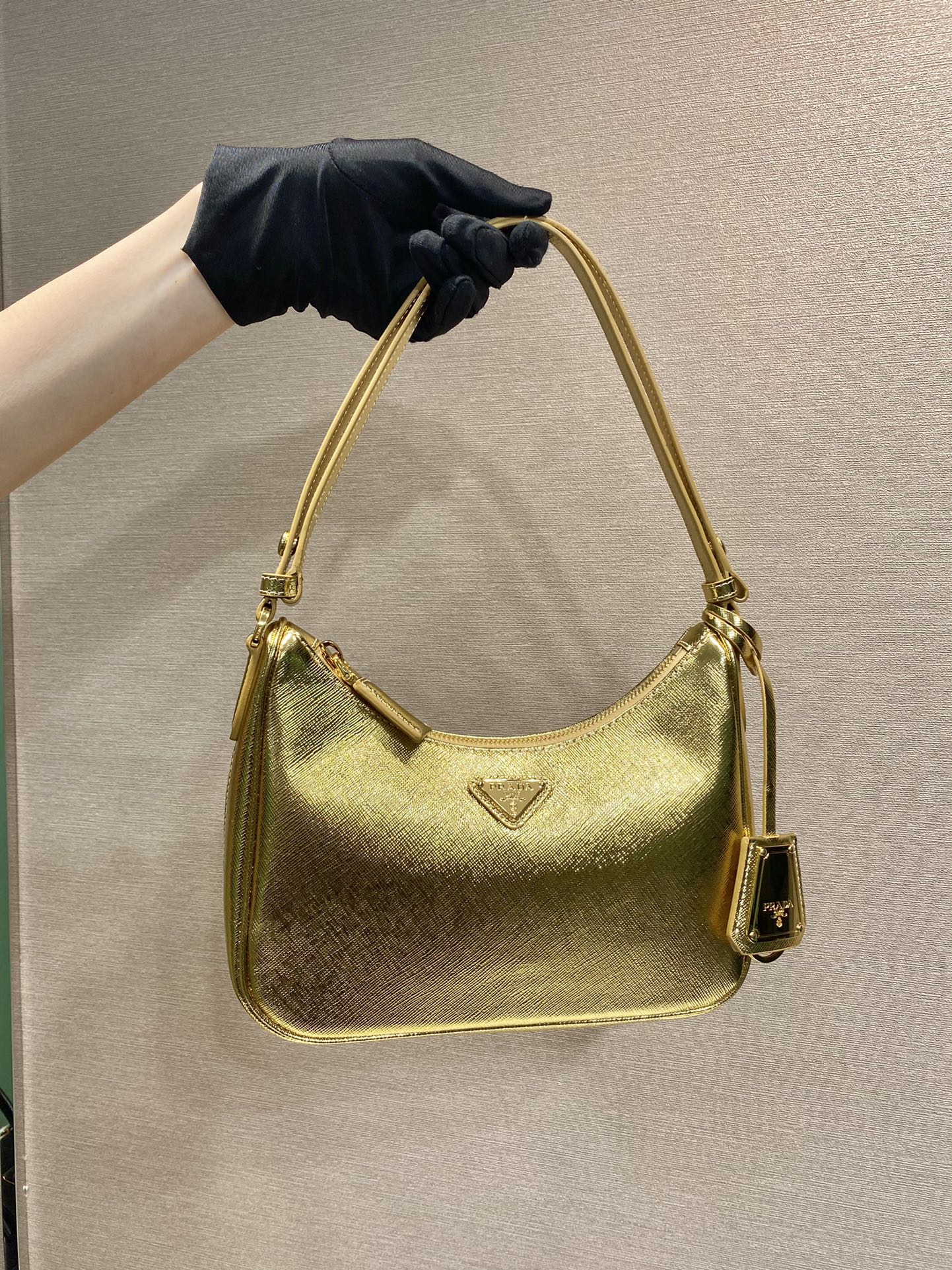 Prada Nylon 1BC204B Hobo Bag-23*17*6.5CM