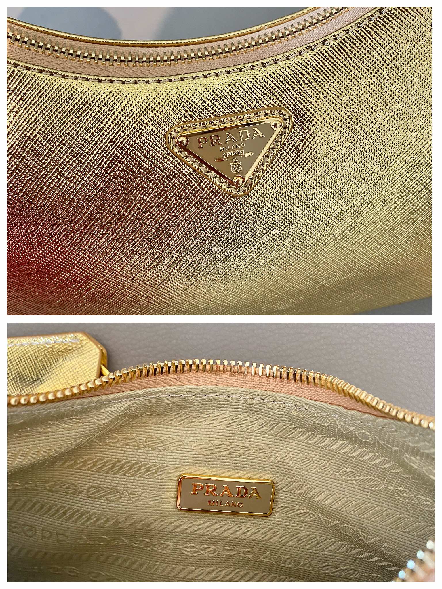 Prada Nylon 1BC204B Hobo Bag-23*17*6.5CM