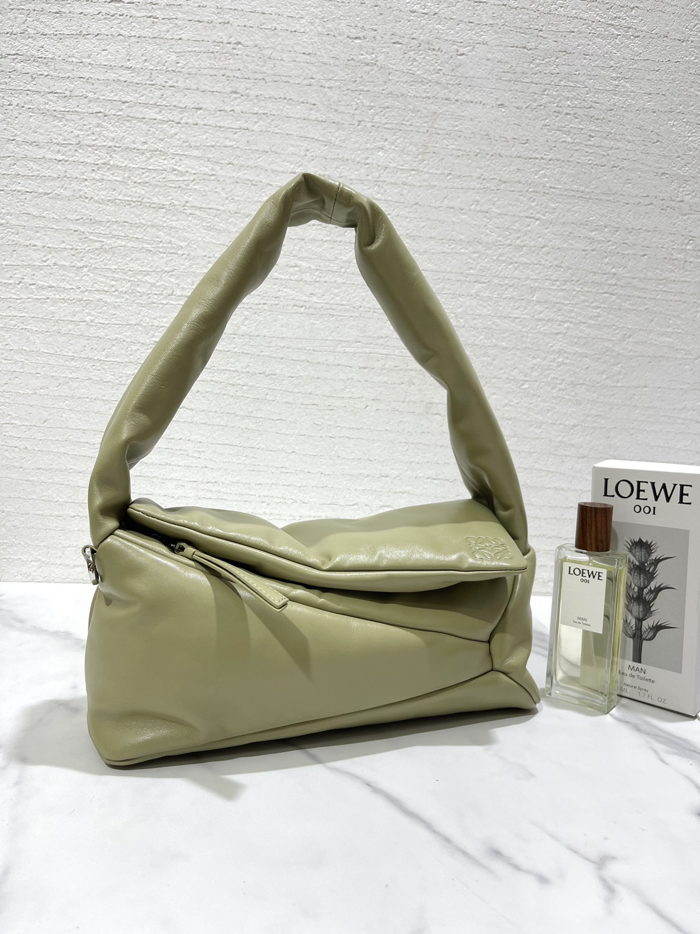 Lowee Puzzle Puffer Hobo Bag-31*16*13CM