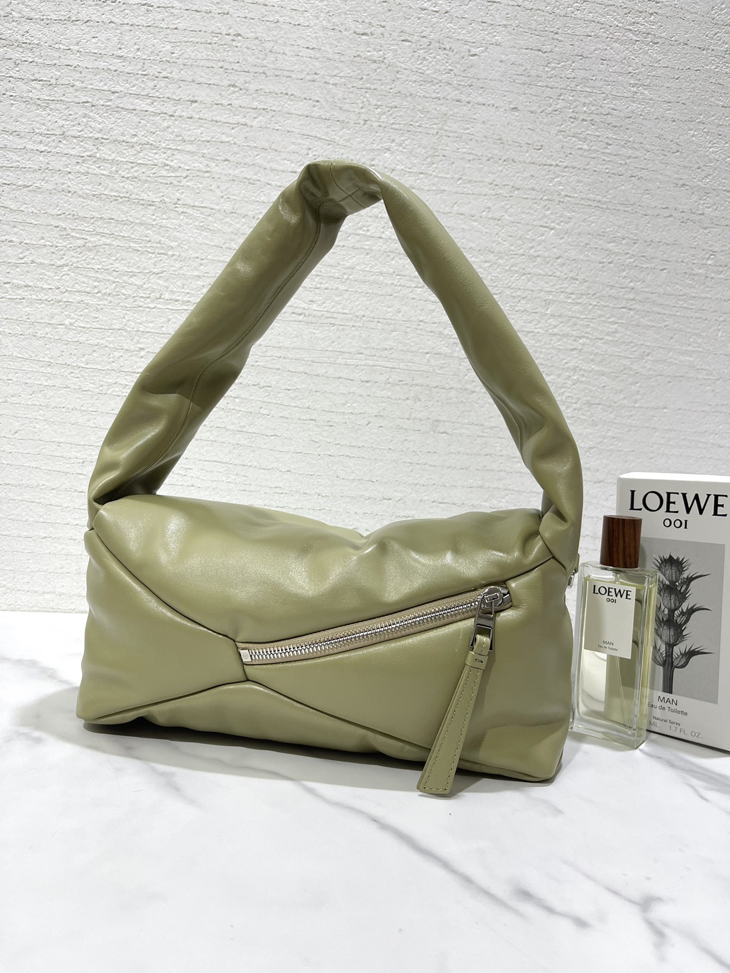 Lowee Puzzle Puffer Hobo Bag-31*16*13CM