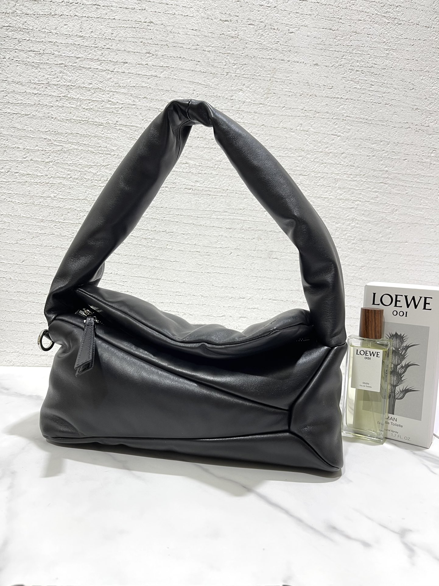 Lowee Puzzle Puffer Hobo Bag-31*16*13CM