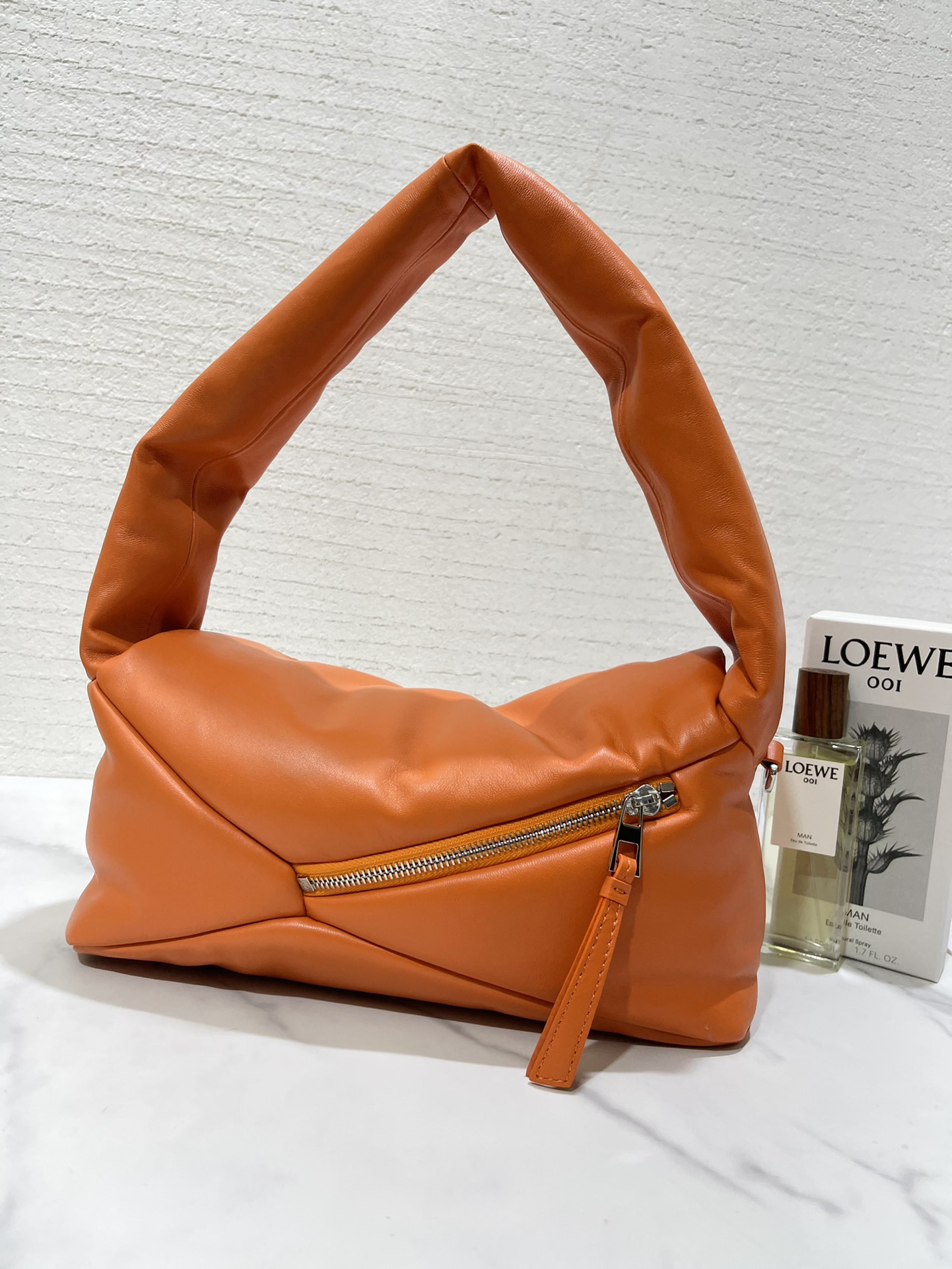 Lowee Puzzle Puffer Hobo Bag-31*16*13CM