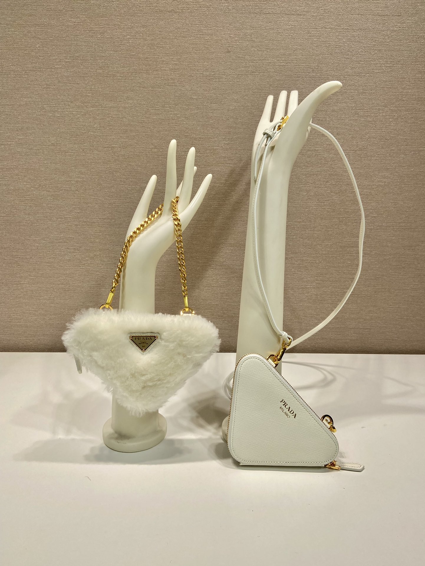 Prada 1NR015 Double Triangle Bag -15*10*5CM