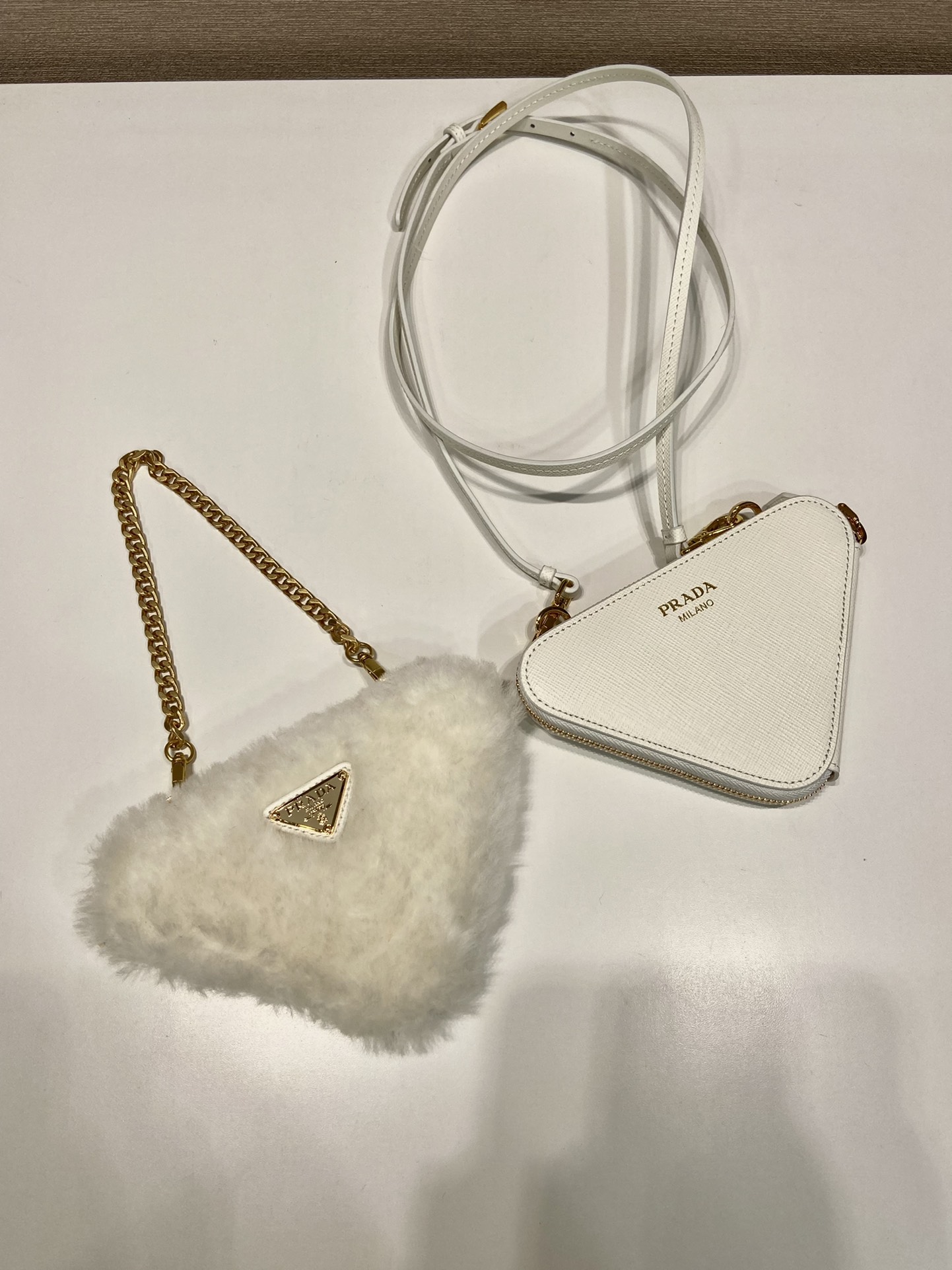 Prada 1NR015 Double Triangle Bag -15*10*5CM