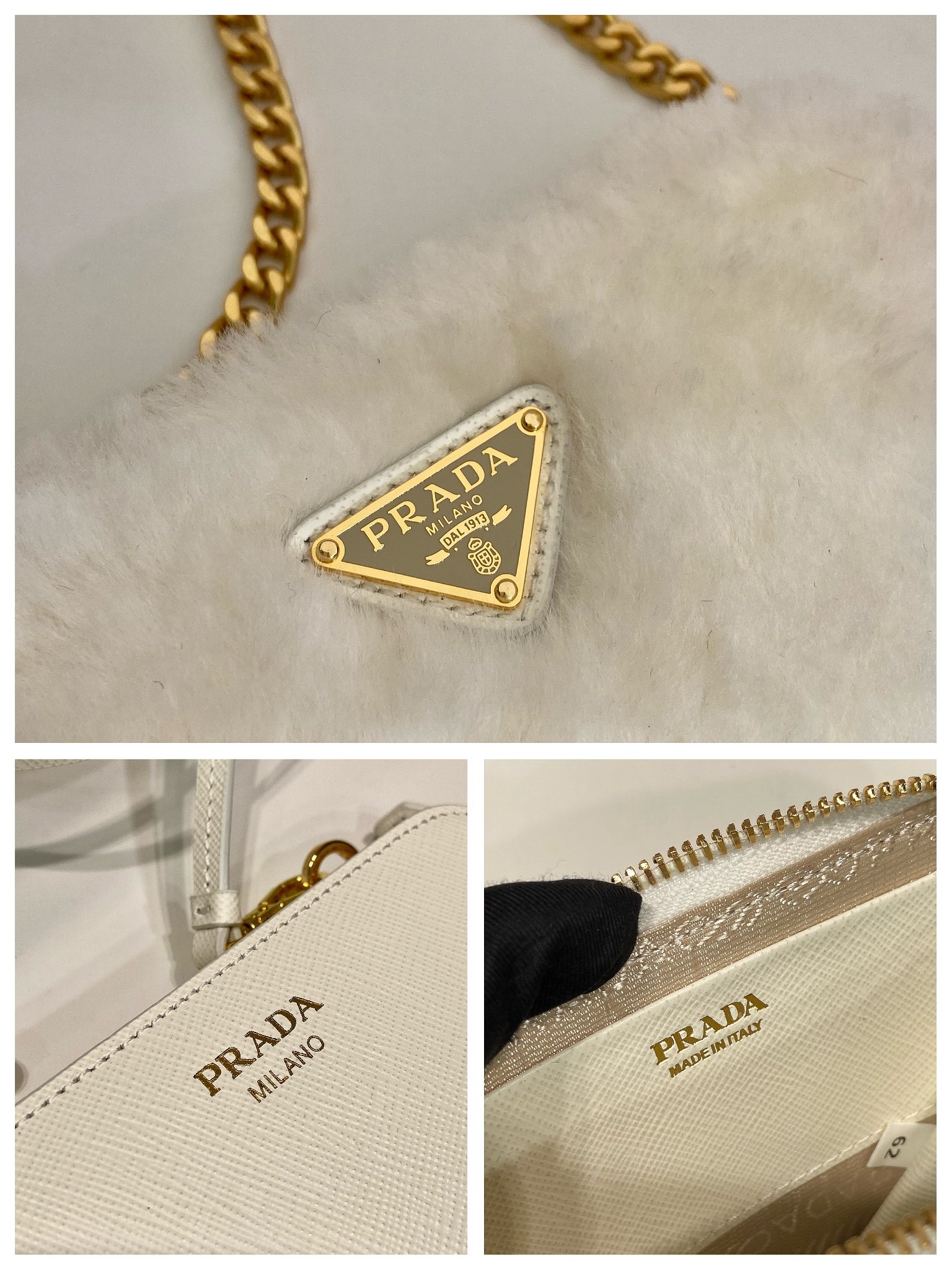 Prada 1NR015 Double Triangle Bag -15*10*5CM
