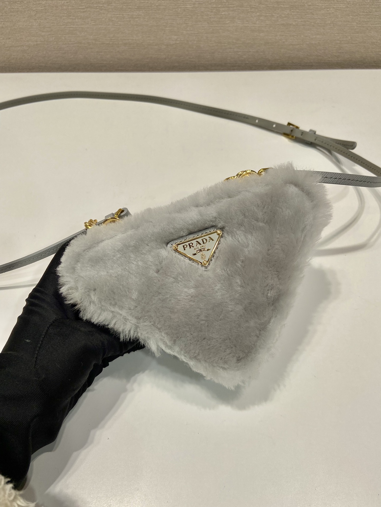 Prada 1NR015 Double Triangle Bag -15*10*5CM