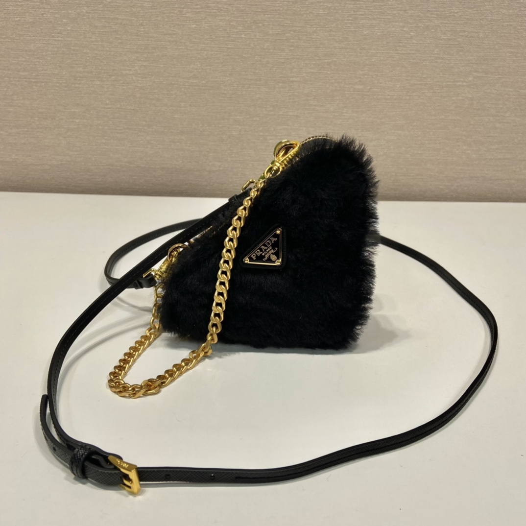 Prada 1NR015 Double Triangle Bag -15*10*5CM