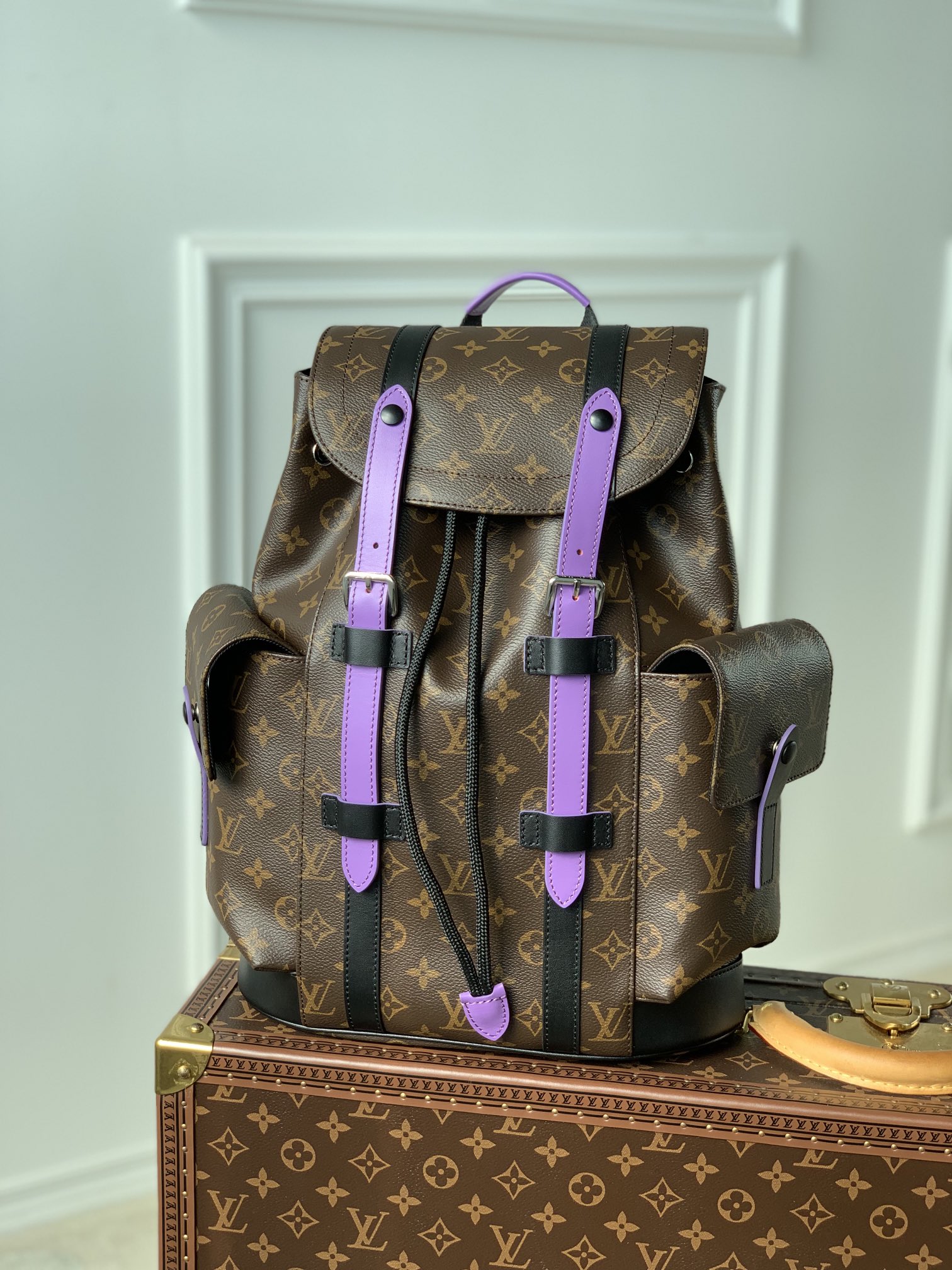 Louis Vuitton Christopher Backpack M46247-32*39*12CM