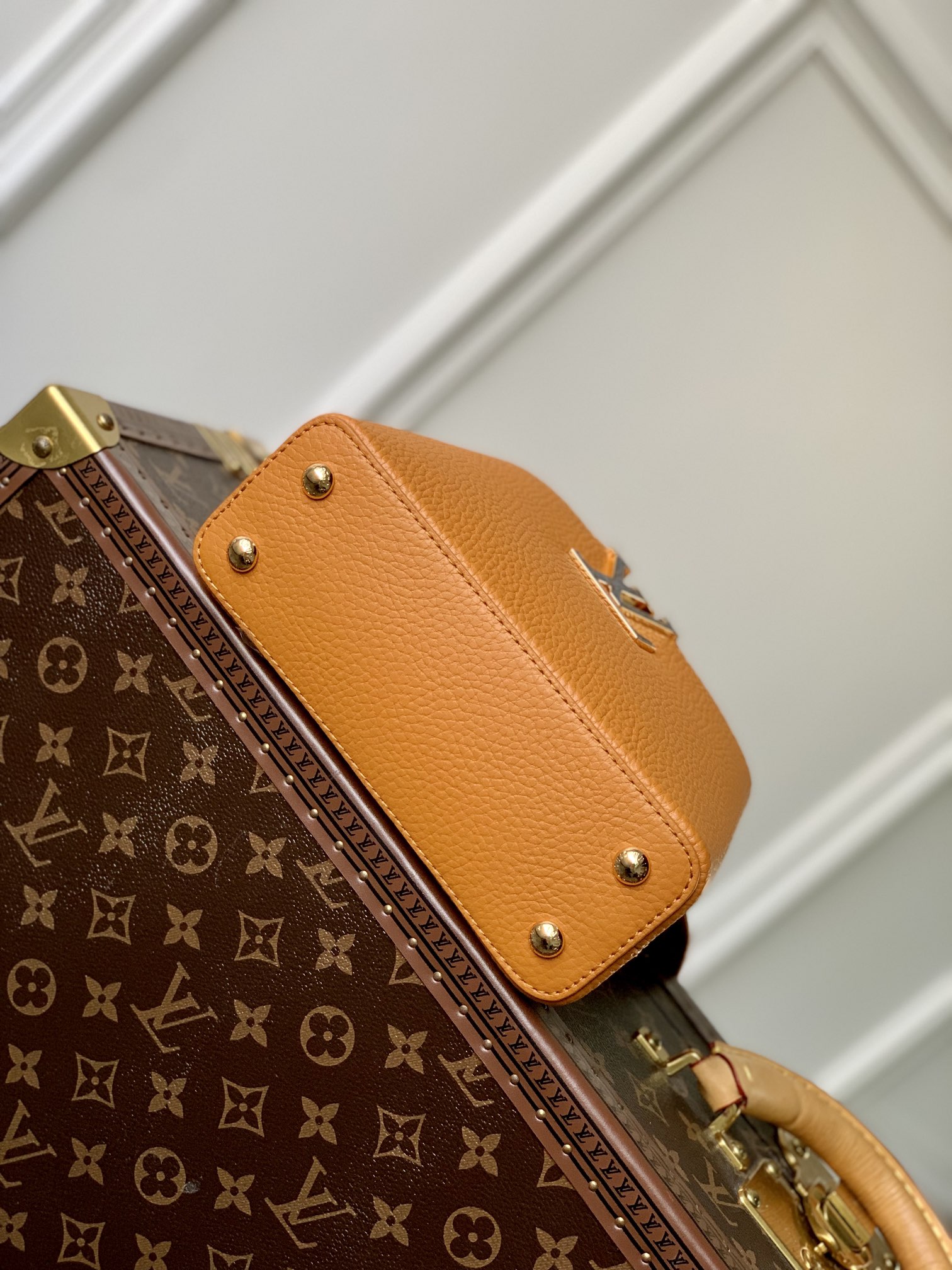 Louis Vuitton Mini Capucines Handlebag-M21168-21*14*8CM