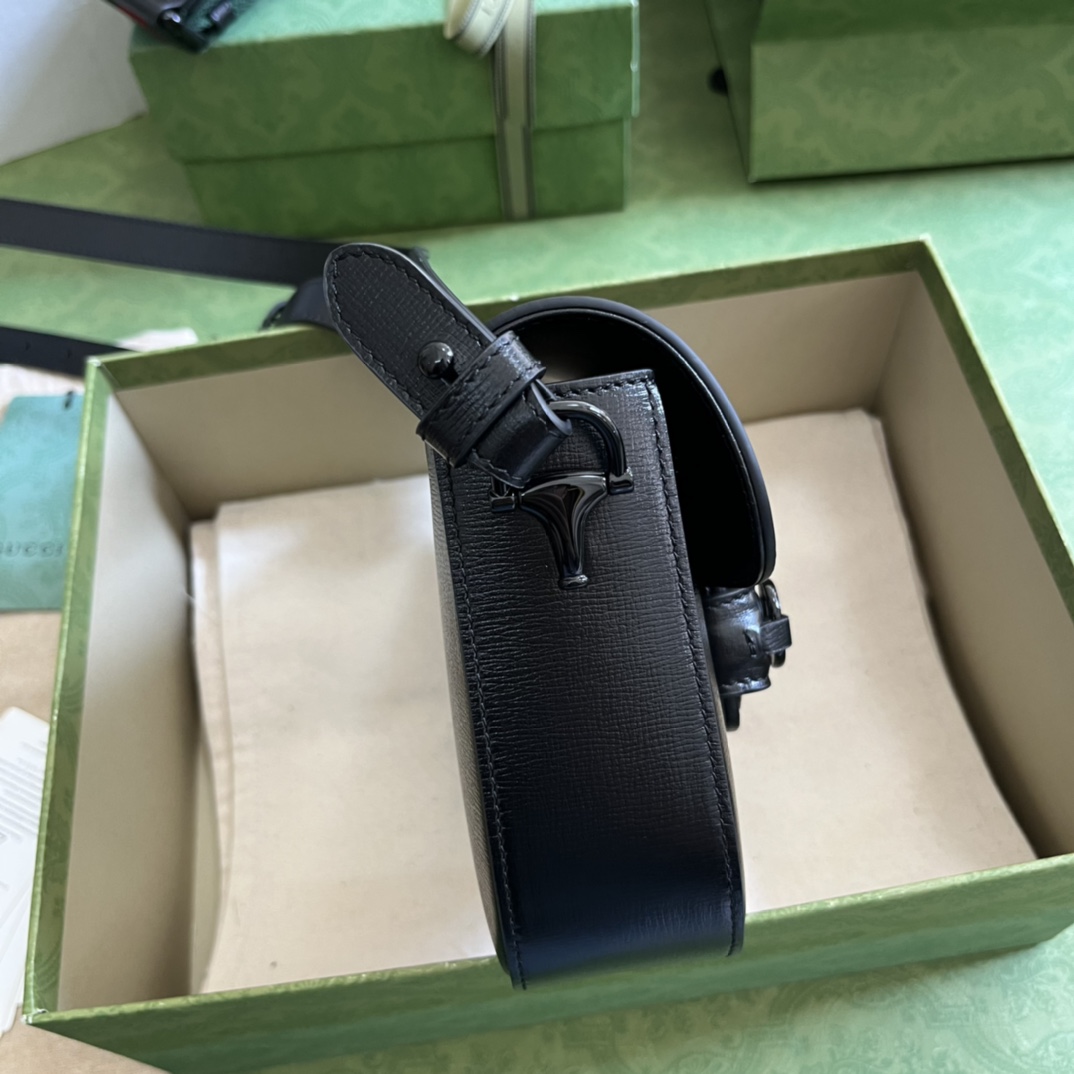 Gucci 1955 Horsebit Shoulder Bag-20.6*14.4*5.1CM