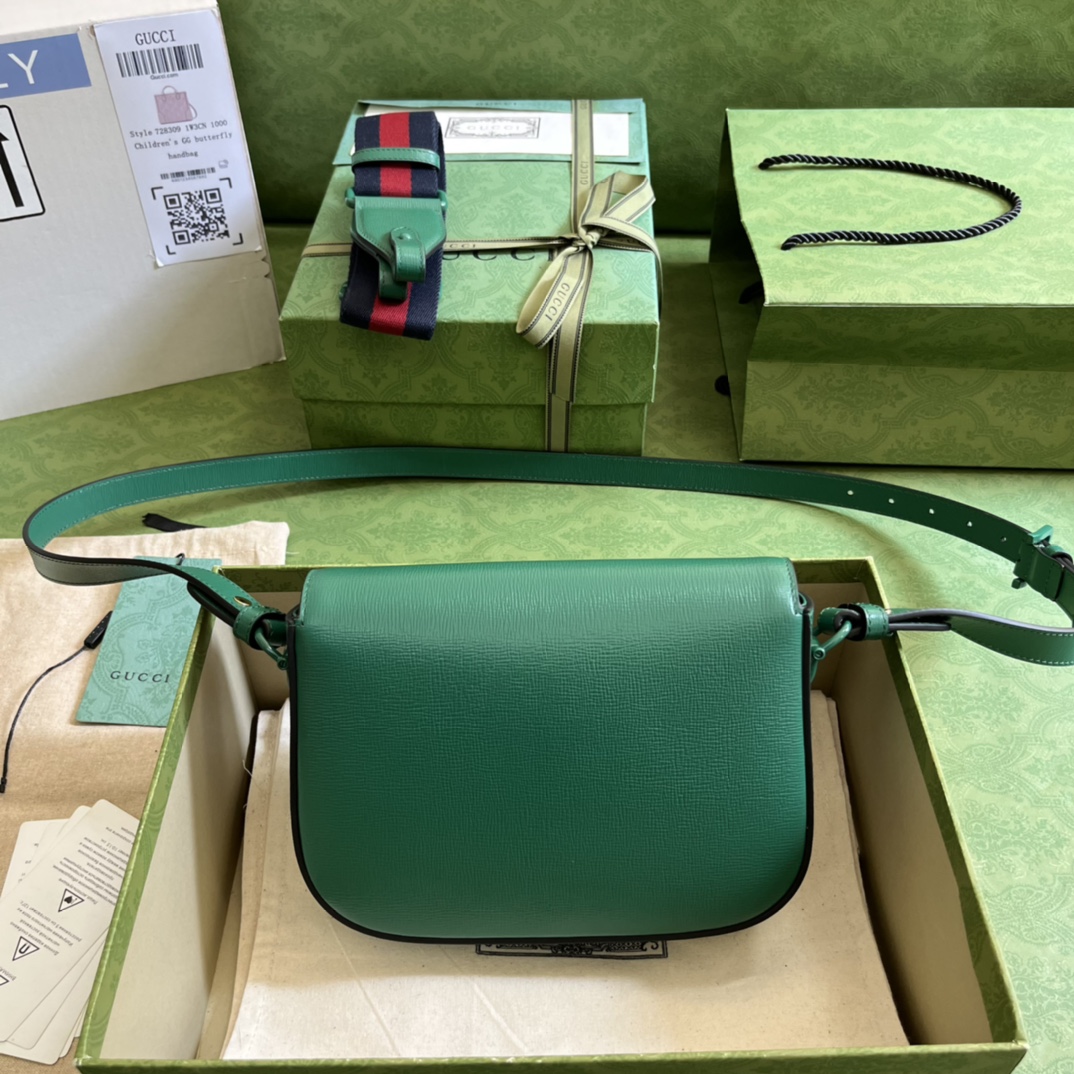 Gucci 1955 Horsebit Shoulder Bag-20.6*14.4*5.1CM