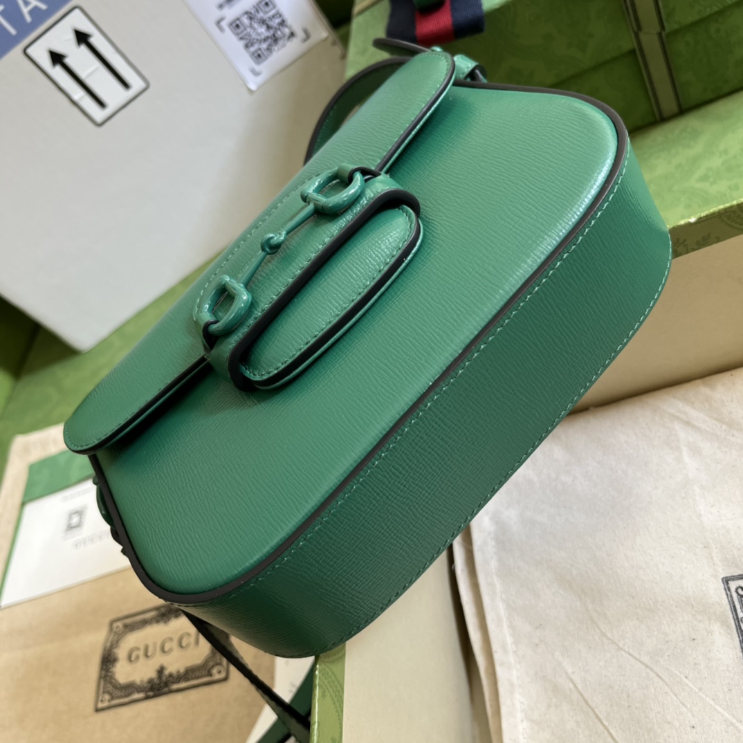 Gucci 1955 Horsebit Shoulder Bag-20.6*14.4*5.1CM