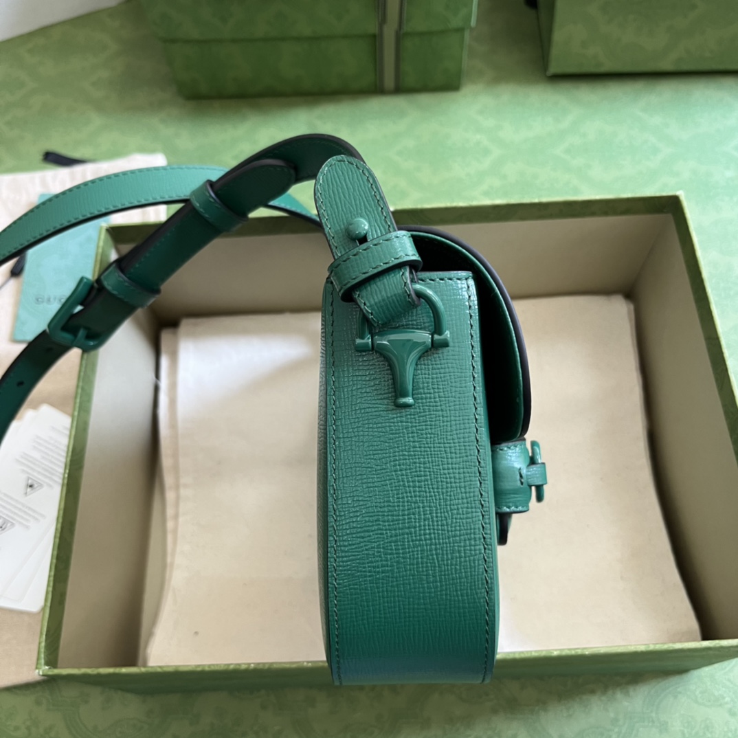 Gucci 1955 Horsebit Shoulder Bag-20.6*14.4*5.1CM