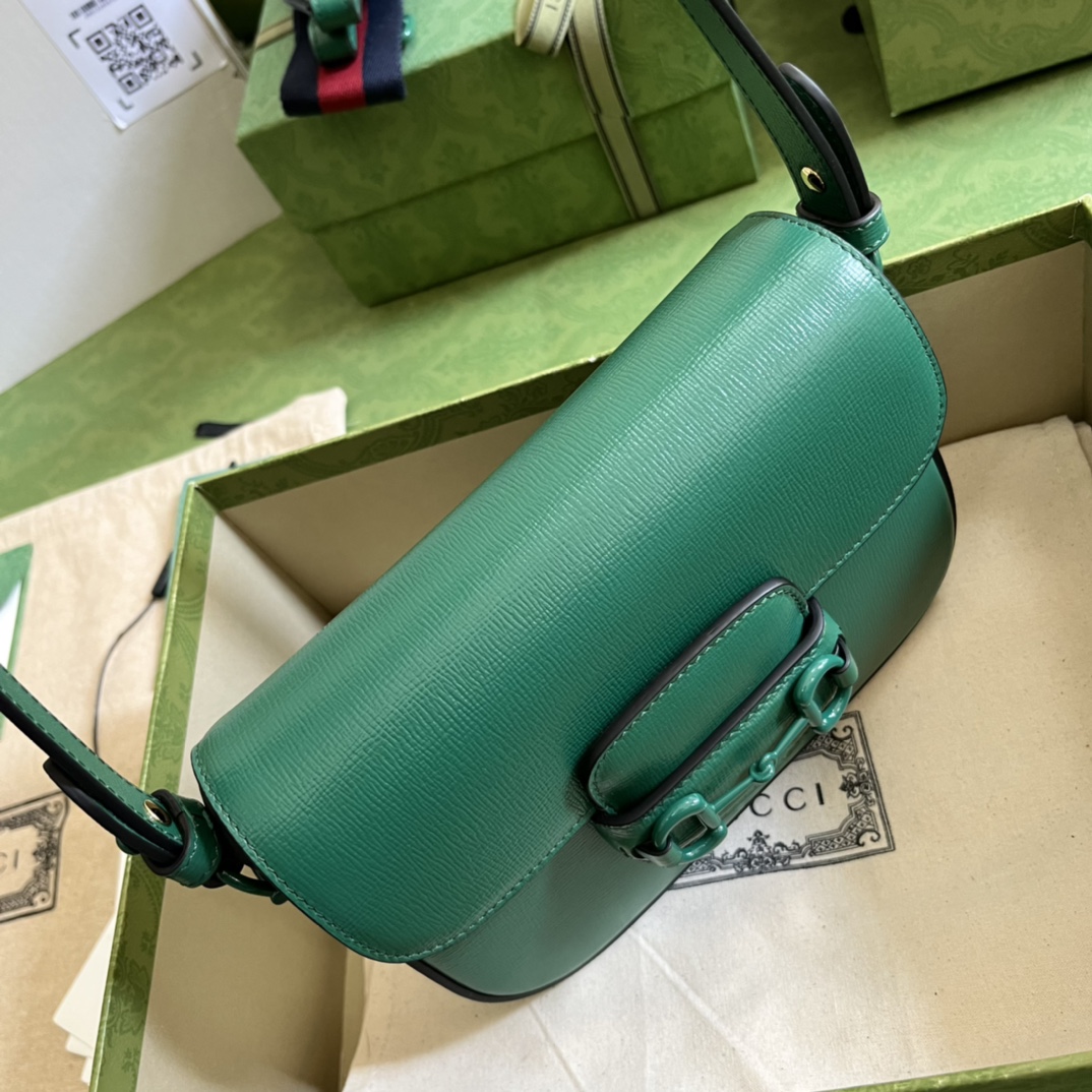 Gucci 1955 Horsebit Shoulder Bag-20.6*14.4*5.1CM