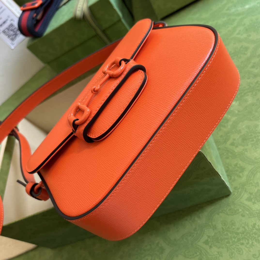 Gucci 1955 Horsebit Shoulder Bag-20.6*14.4*5.1CM