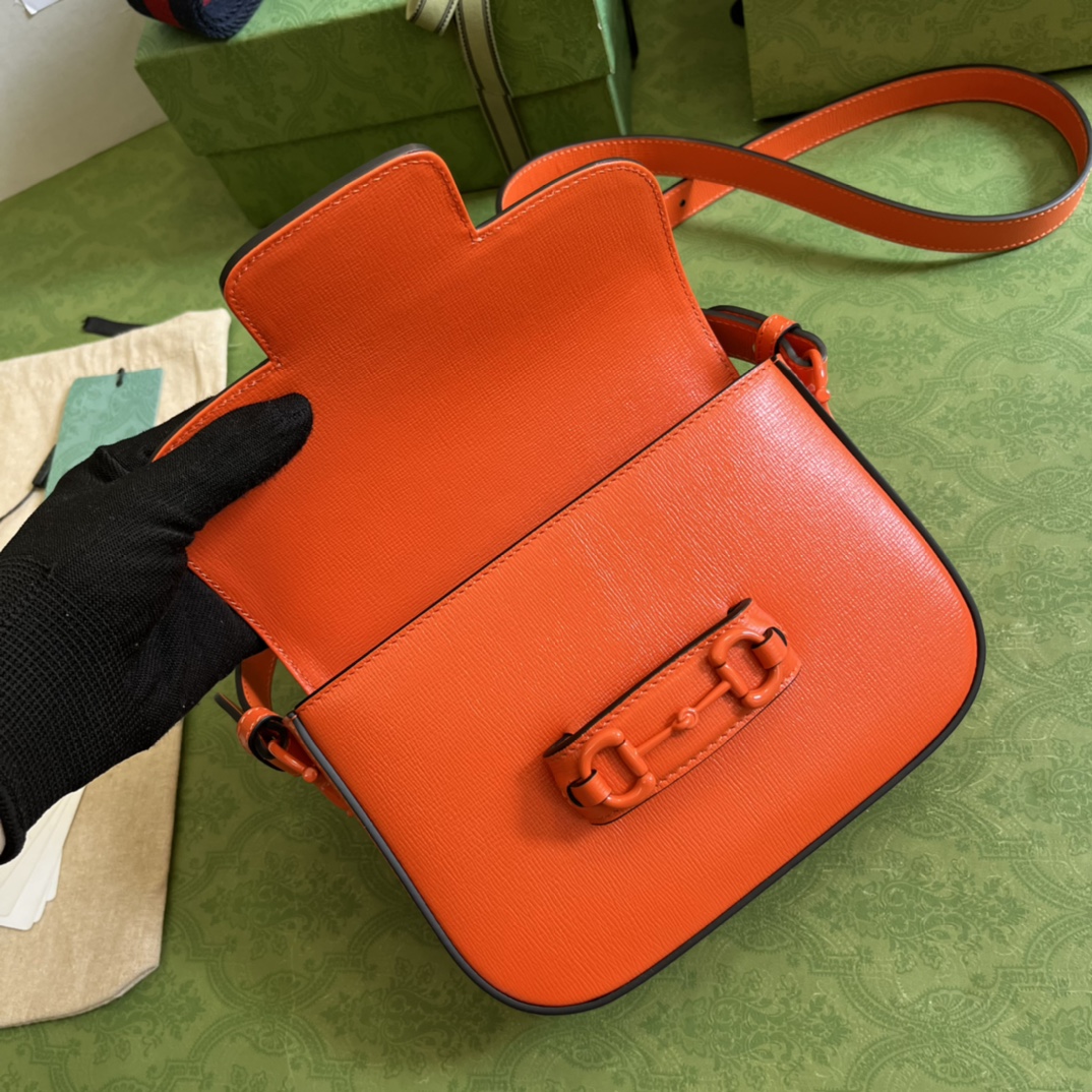 Gucci 1955 Horsebit Shoulder Bag-20.6*14.4*5.1CM