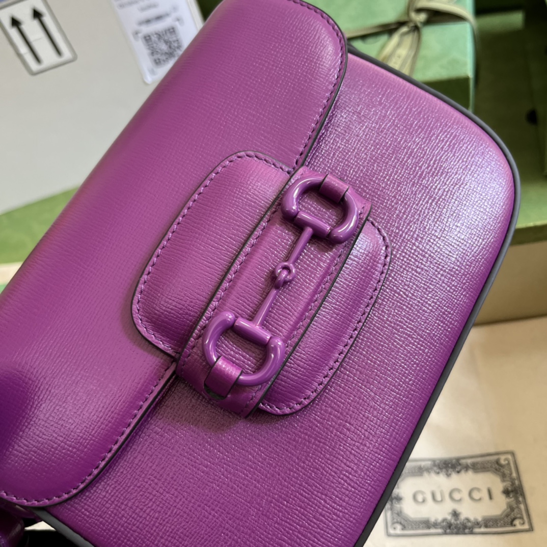 Gucci 1955 Horsebit Shoulder Bag-20.6*14.4*5.1CM