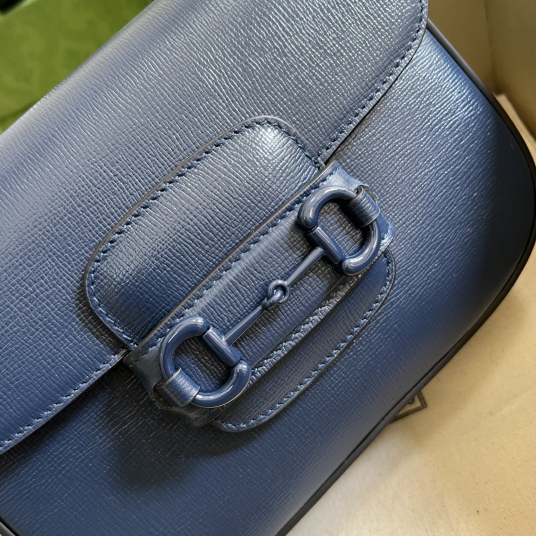 Gucci 1955 Horsebit Shoulder Bag-20.6*14.4*5.1CM