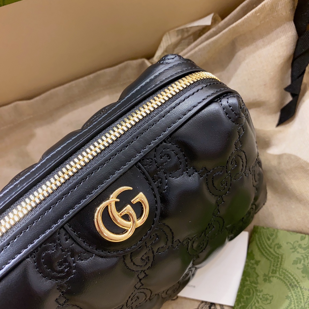 Gucci GG Matelassé Cosmetic Bag-16*12.5*9CM Gucci GG Matelassé Cosmetic Bag-16*12.5*9CM