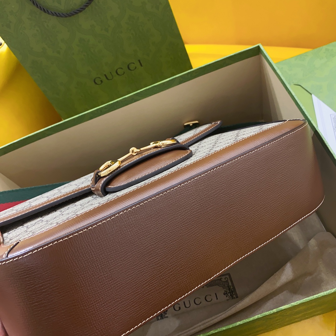 Gucci 1955 Horsebit Shoulder Bag-30*21*7.5CM