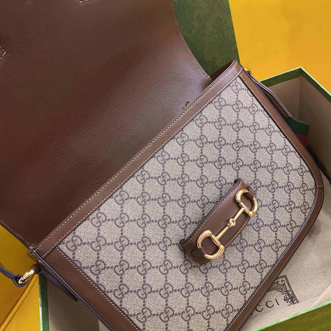 Gucci 1955 Horsebit Shoulder Bag-30*21*7.5CM