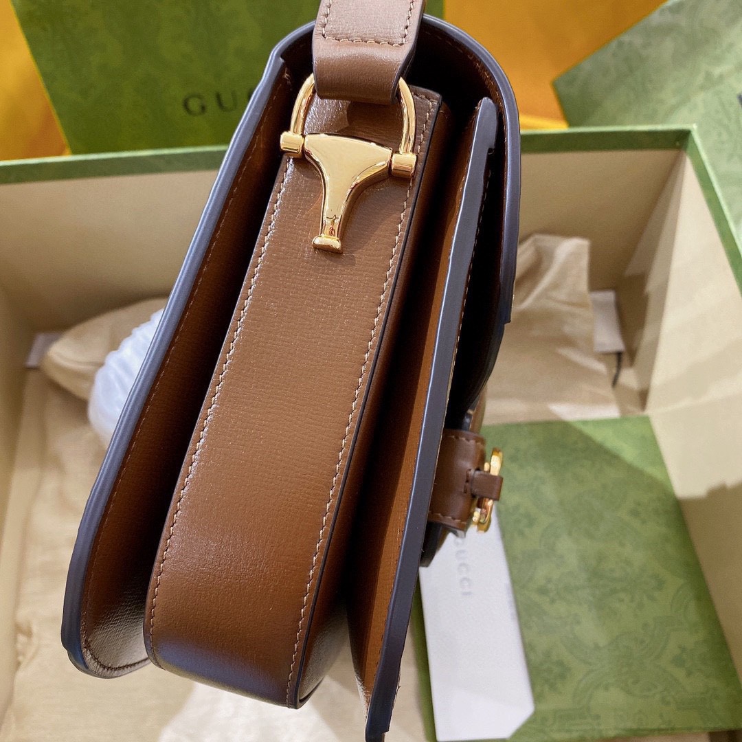 Gucci 1955 Horsebit Shoulder Bag-25*18*8CM