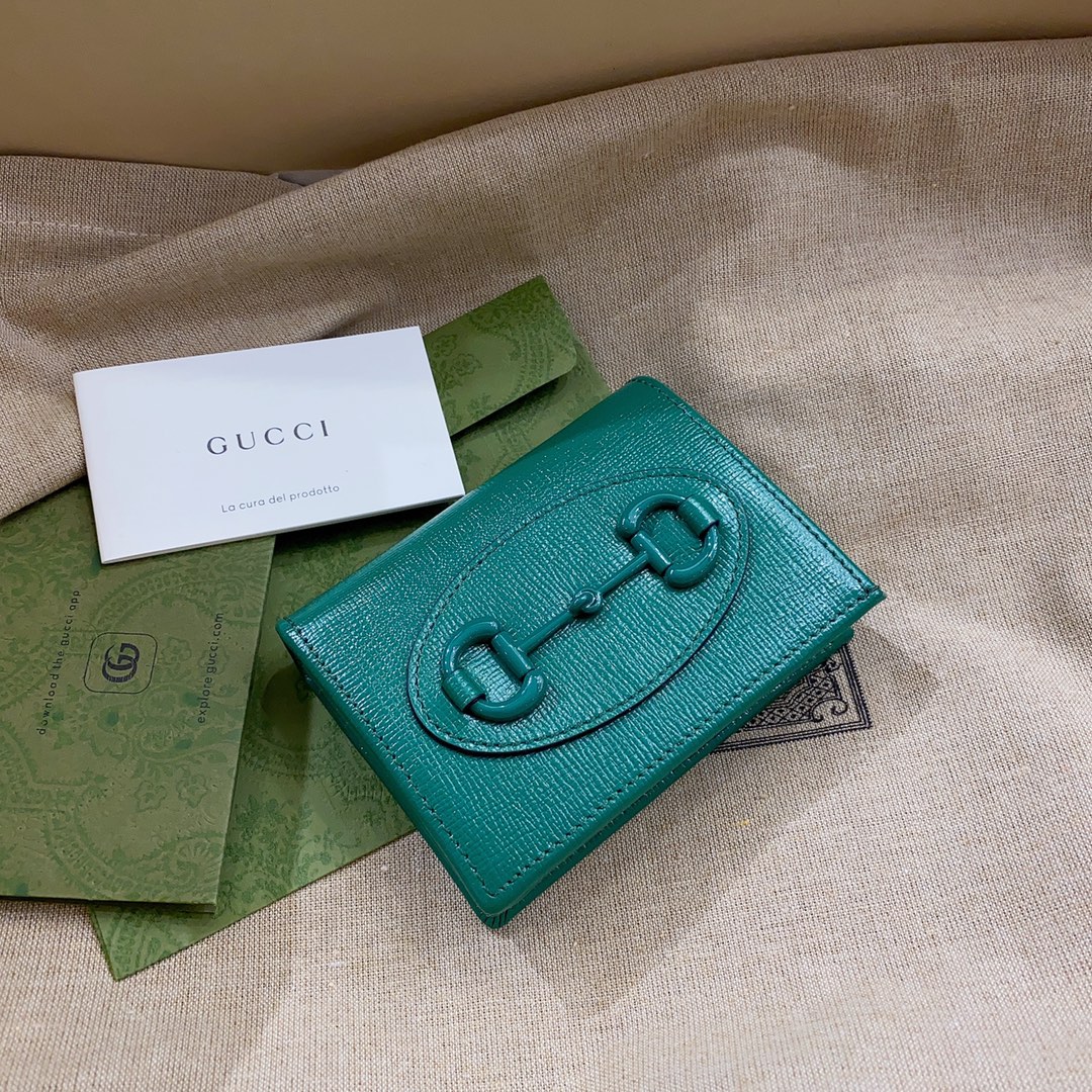 Gucci 1955 Horsebit Wallet-11x 8.5 x 3CM
