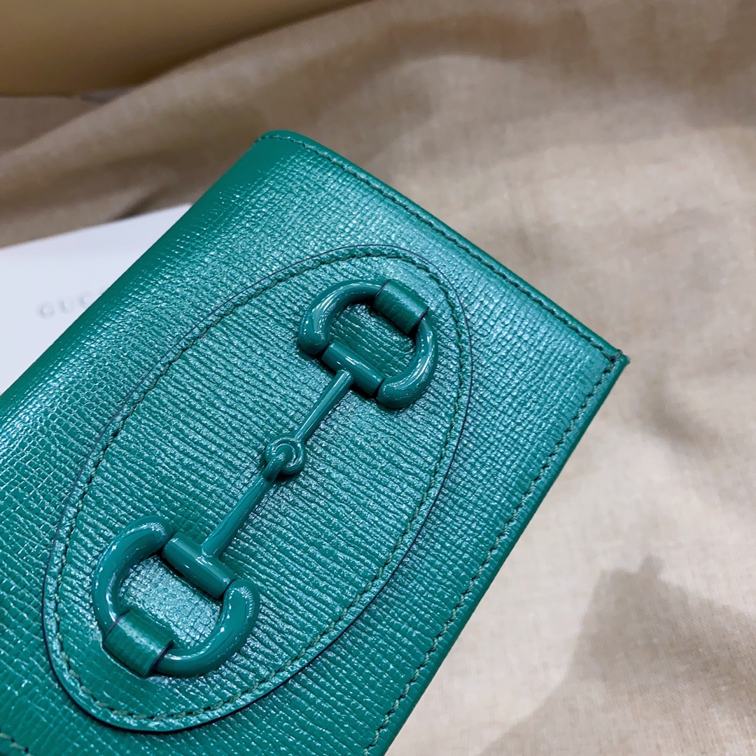 Gucci 1955 Horsebit Wallet-11x 8.5 x 3CM