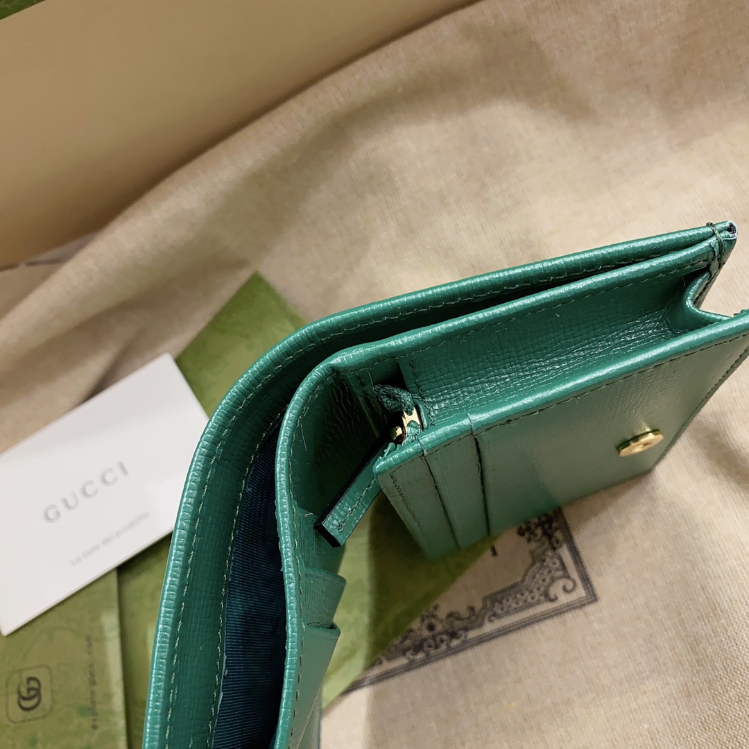 Gucci 1955 Horsebit Wallet-11x 8.5 x 3CM