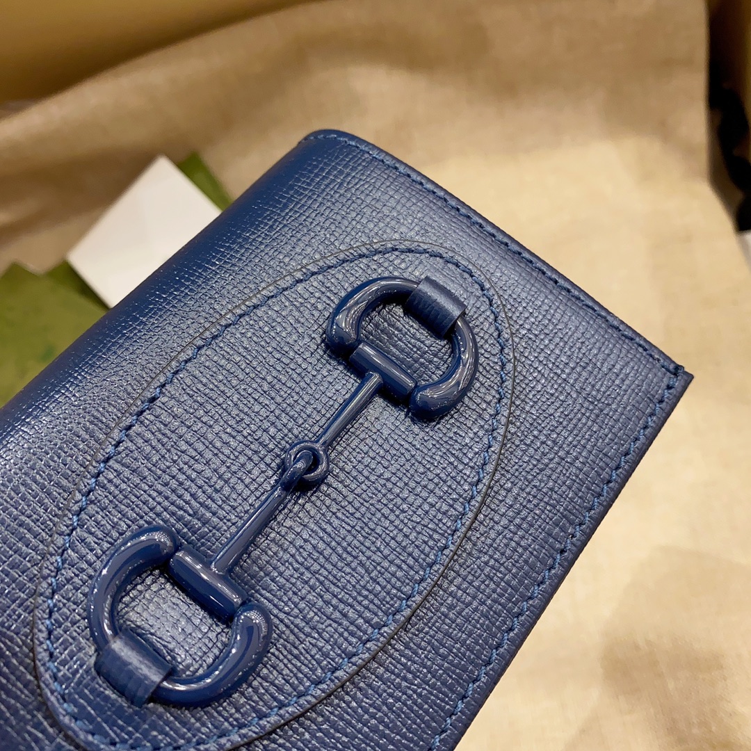 Gucci 1955 Horsebit Wallet-11x 8.5 x 3CM