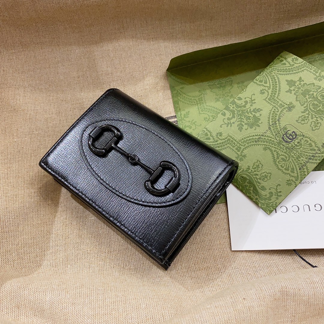 Gucci 1955 Horsebit Wallet-11x 8.5 x 3CM
