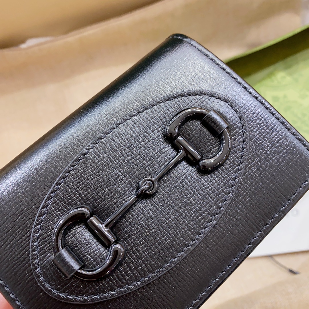 Gucci 1955 Horsebit Wallet-11x 8.5 x 3CM