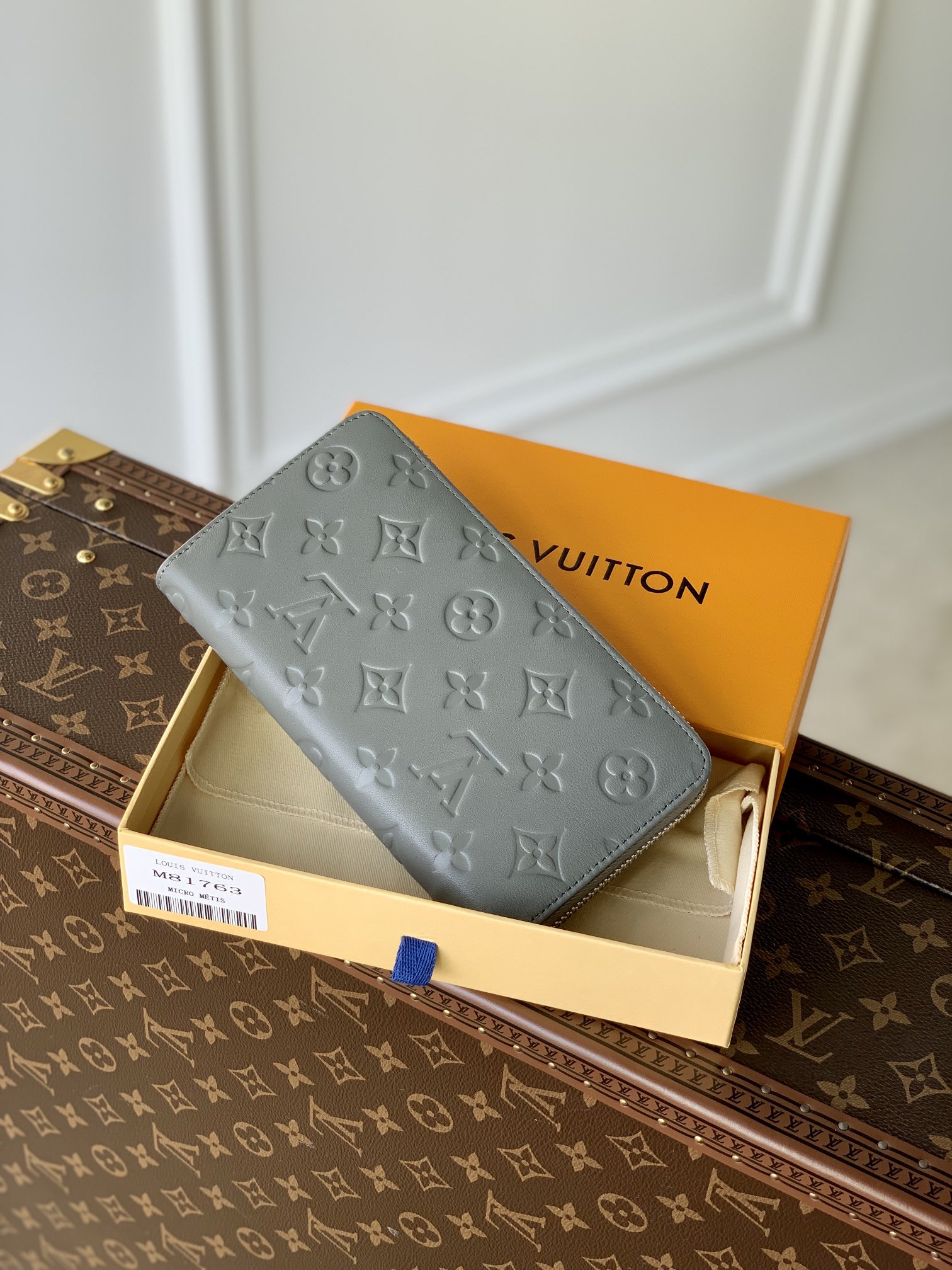 Louis Vuitton Zippy Wallet M81763-19.5 10.5 2.5CM