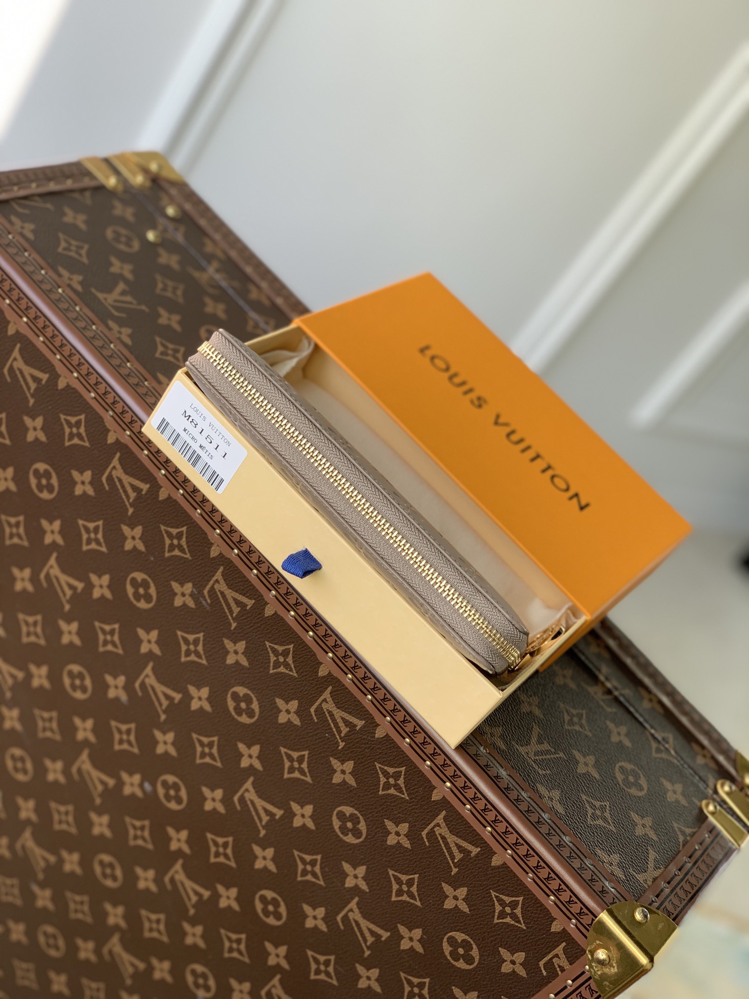 Louis Vuitton Zippy Wallet M81763-19.5 10.5 2.5CM
