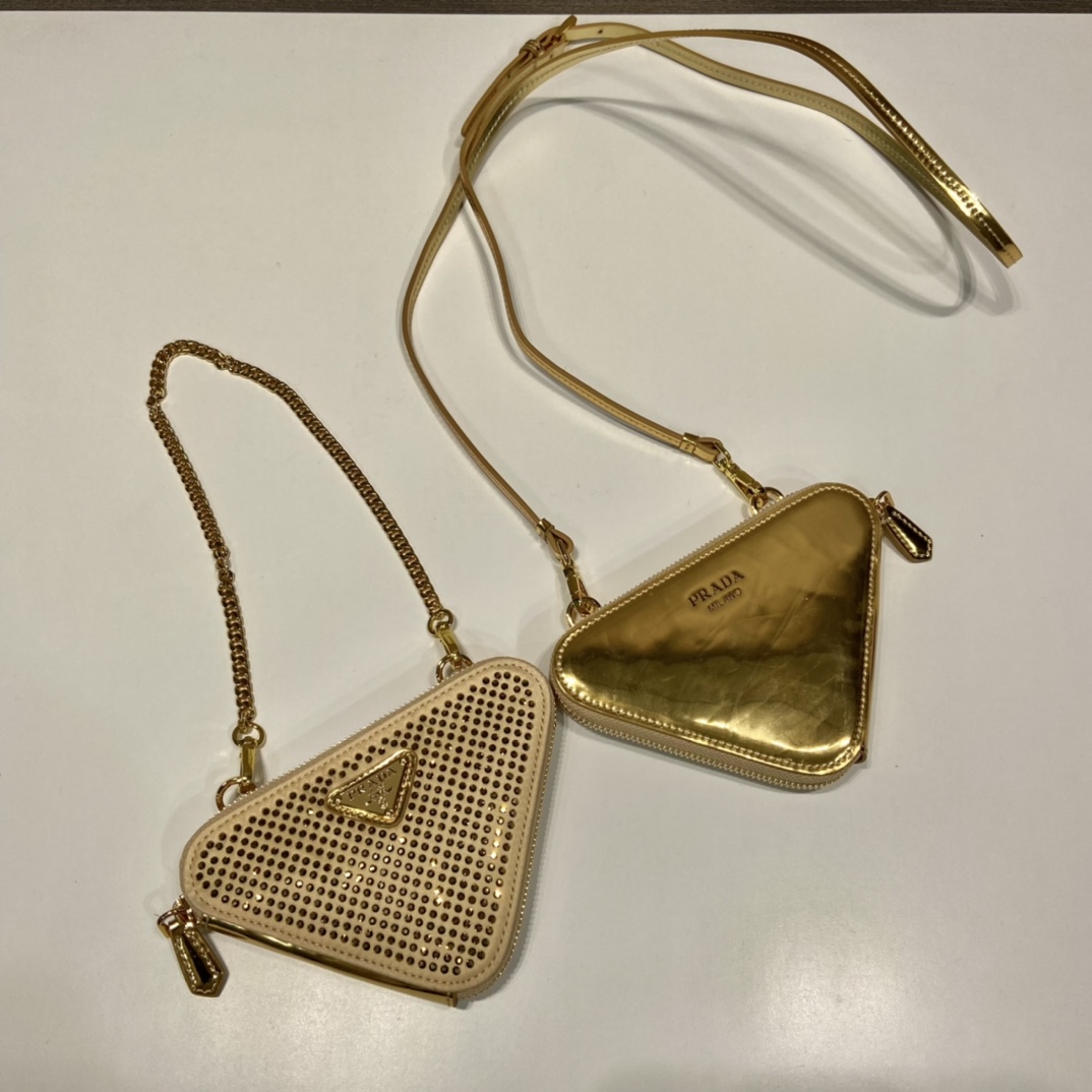 Prada 1NR015 Double Triangle Bag -15*10*5CM