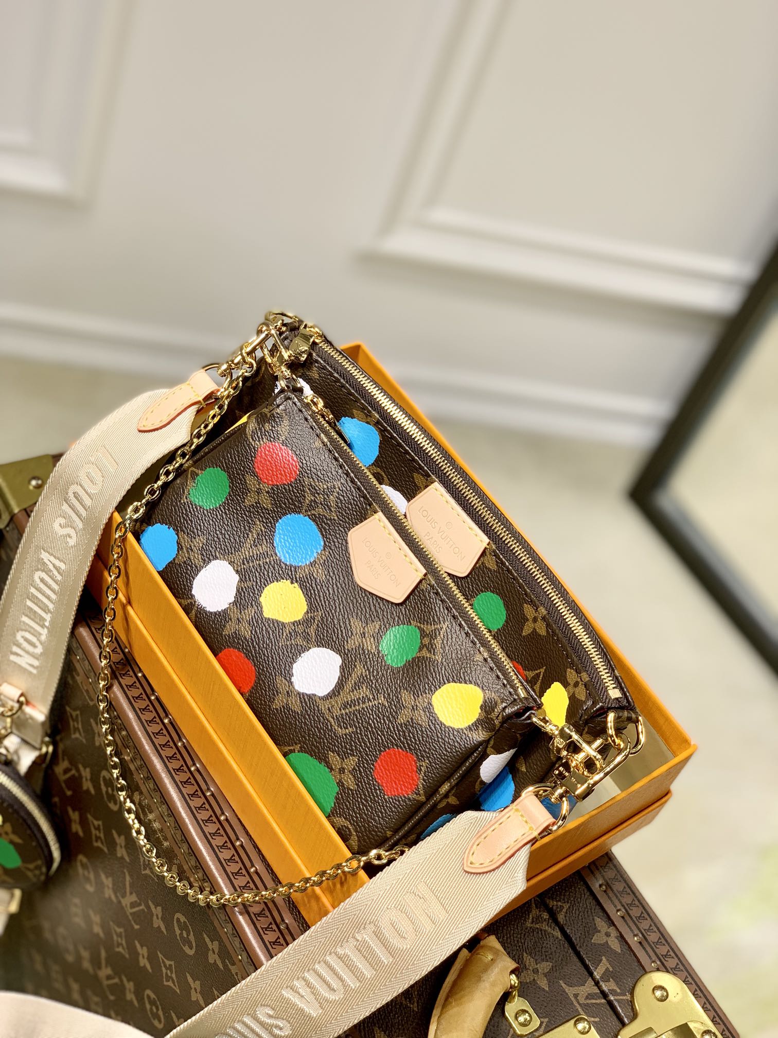 Louis Vuitton x YK Multi Pochette Accessoires-25*13&20*11*10CM