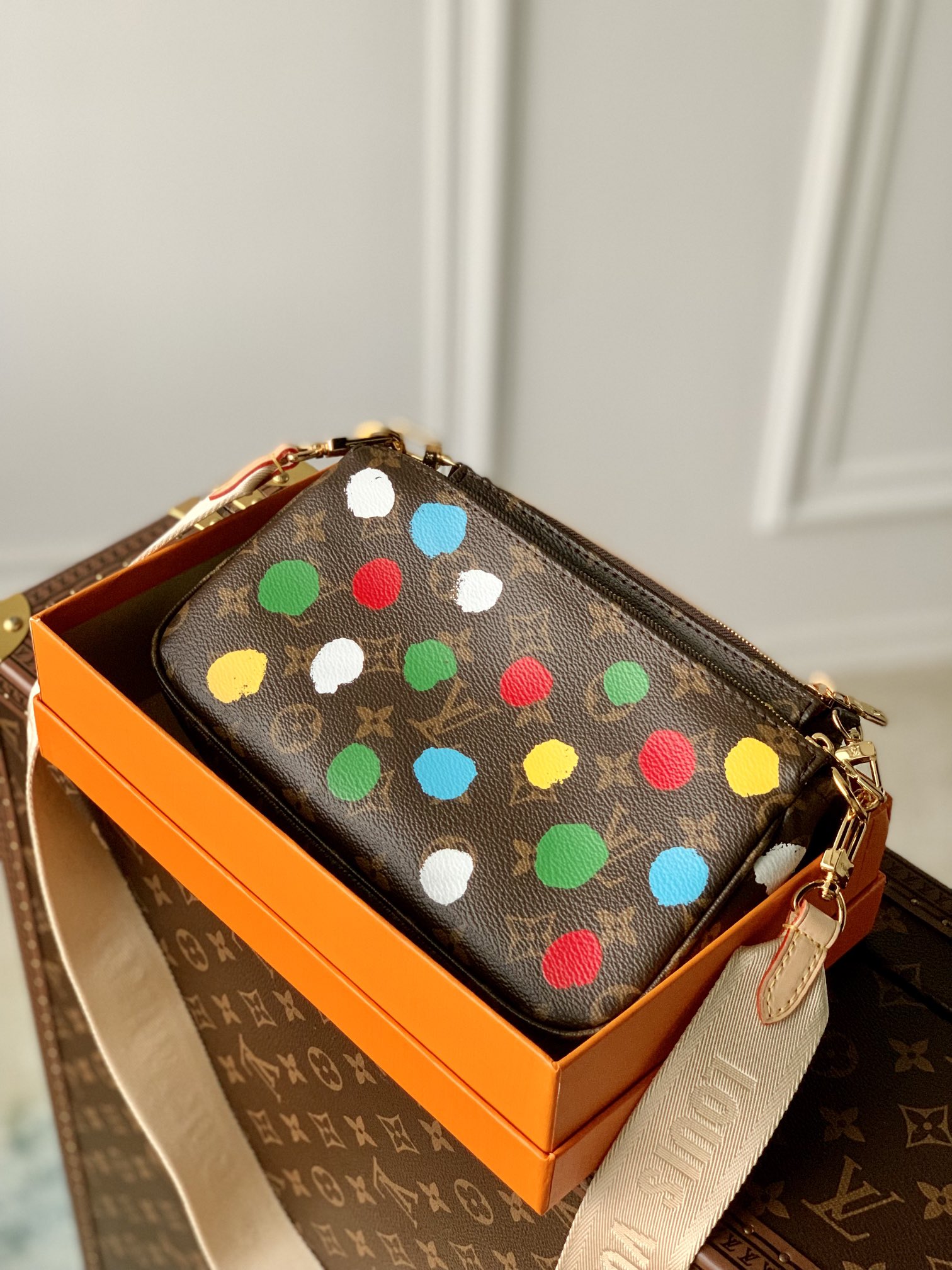 Louis Vuitton x YK Multi Pochette Accessoires-25*13&20*11*10CM