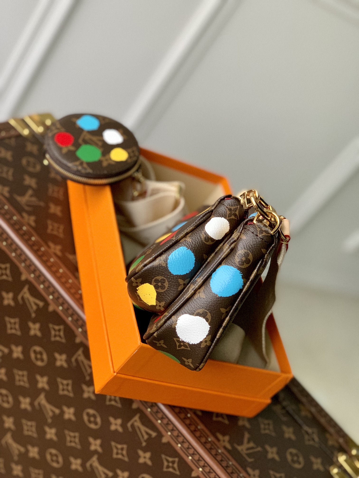 Louis Vuitton x YK Multi Pochette Accessoires-25*13&20*11*10CM
