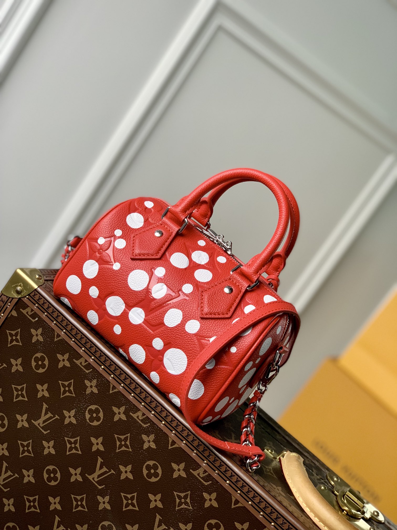 Louis Vuitton YK Speedy Bandoulière 20 -M46411-20*13.5*12CM